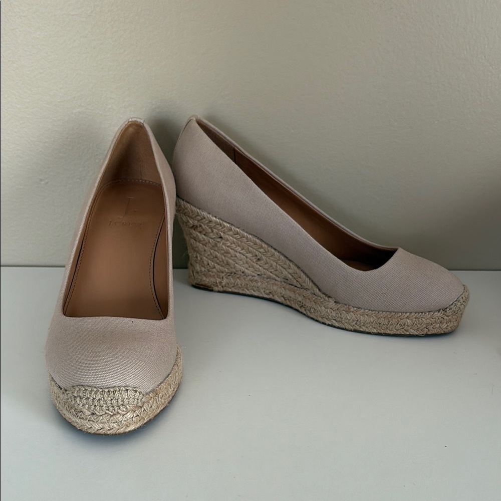 J Crew Wedge Espadrilles